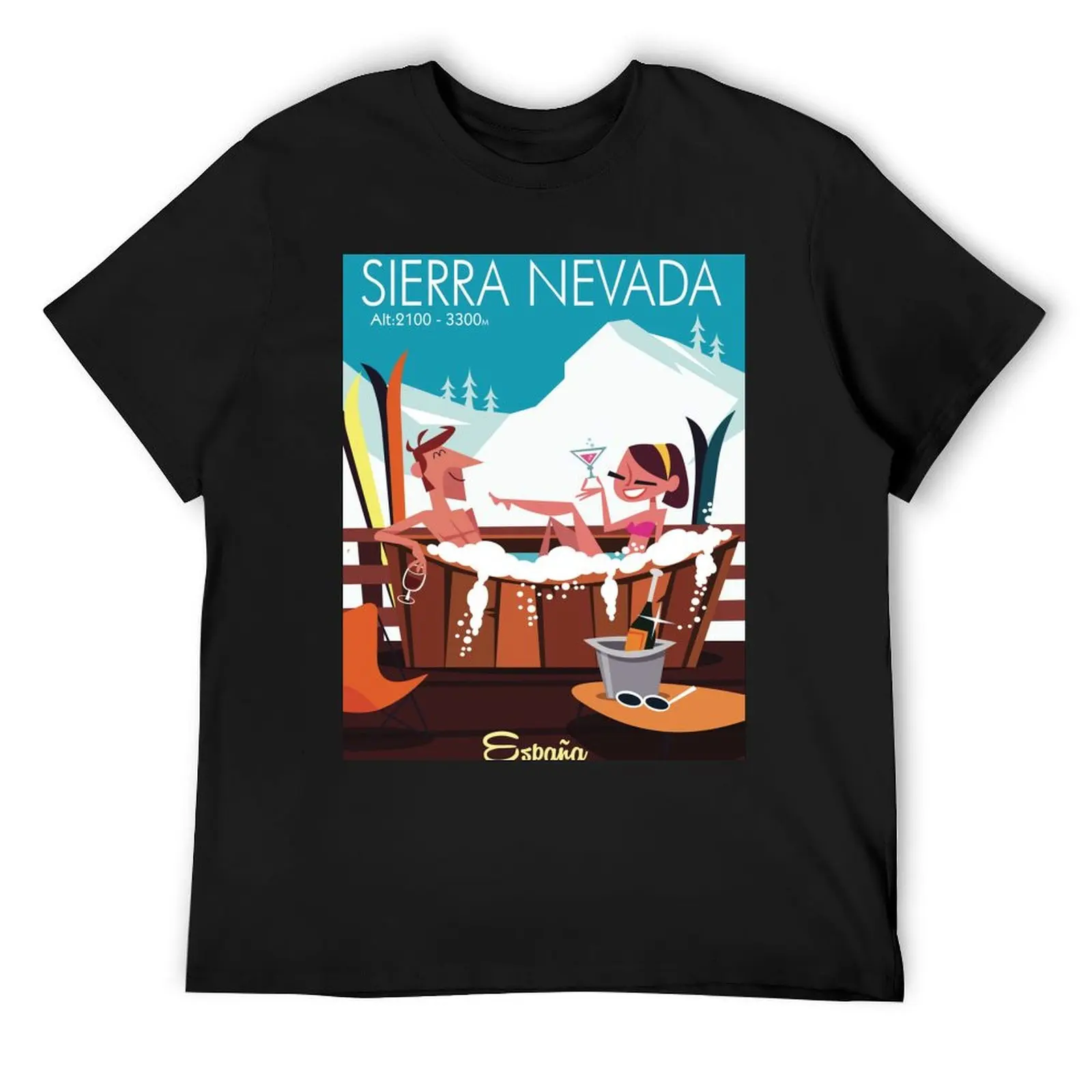 

Sierra Nevada ski poster T-Shirt anime t shirts graphic t shirt vintage Aesthetic clothing oversized t shirt men tshirt