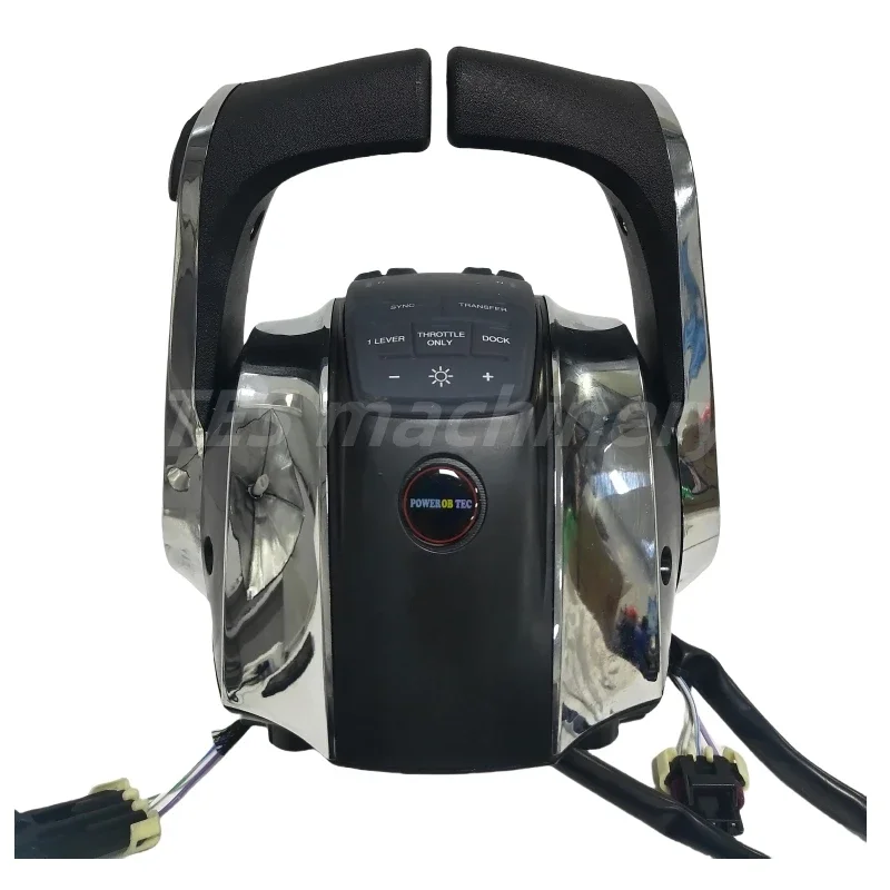 

Outboard Waterproof Marine Power Trim Double Lever Marine Engine Remote Throttle Control Box Electronic Throttle Controller
