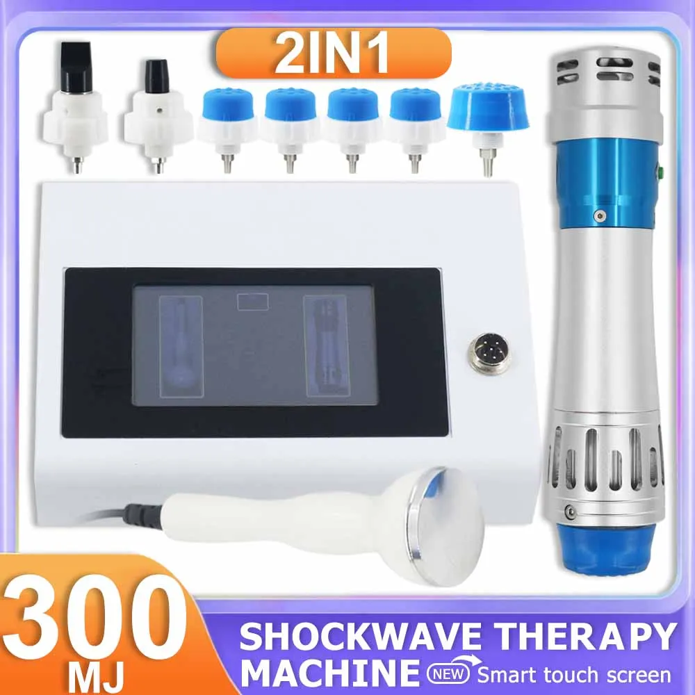 300mj Shockwave Therapy Machine Pain Relief Massager Professional Shock Wave Instrument ED Treatment And Muscle Relax Home Use