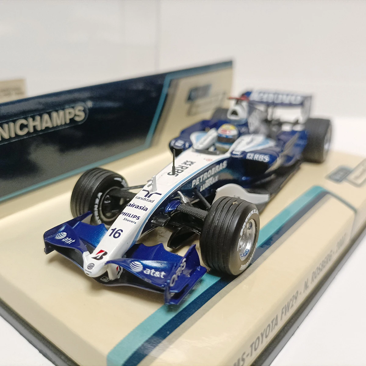 modellino-auto-in-scala-1-43-in-lega-pressofusa-2007-williams-toyota-fw29-n-rosberg-classico-nostalgico-regalo-per-adulti-souvenir-espositore-statico
