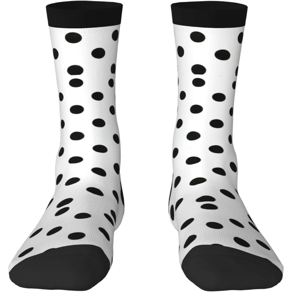 

Носки для взрослых с принтом в горошек, носки унисекс, новинка, носки для мужчин, женщин, детей, подростков, подходят для мальчиков и девочек