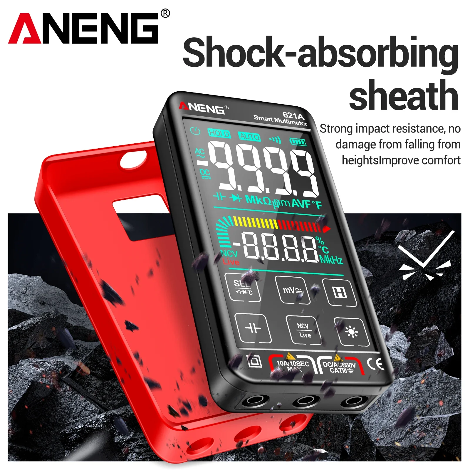 aneng-621a-タッチコントロール-9999カウント-オートレンジ-充電式-ncv-活線検出器-マルチテスター-ac-dc-t-電気修理ツール