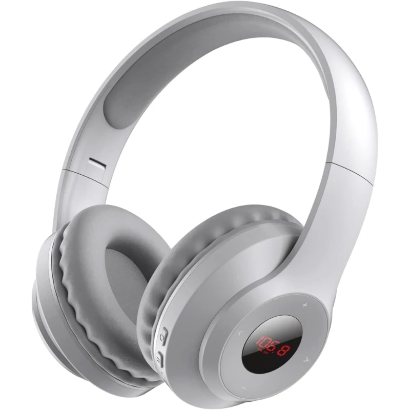 Jogging Headsets Comfortable Over Ear FM Radio Headphones With Long Battery Life Noise Cancelling Earmuff Everyday Use