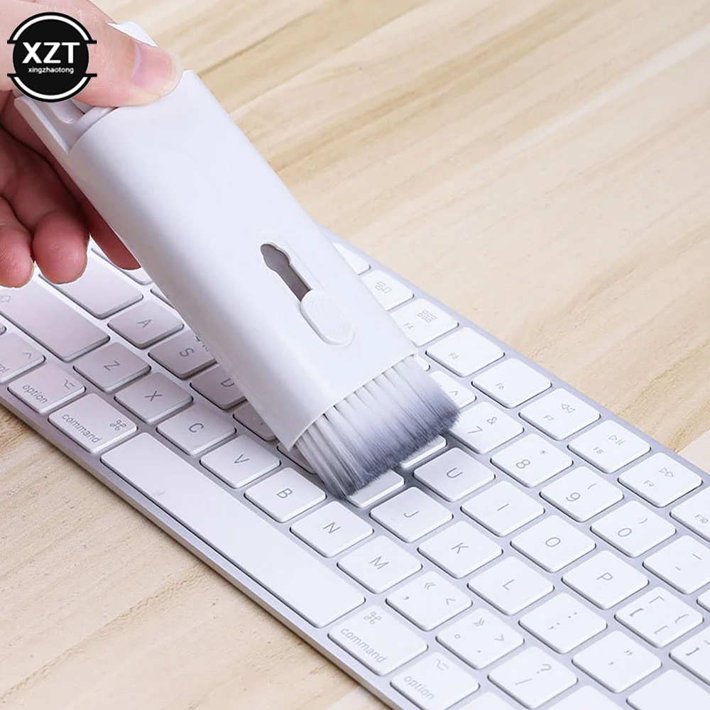 7 Pcs Computer Toetsenbord Borstel Bluetooth Headset Cleaning Pen Telefoon Reiniging Artefact Multifunctionele Schoonmaken Tool