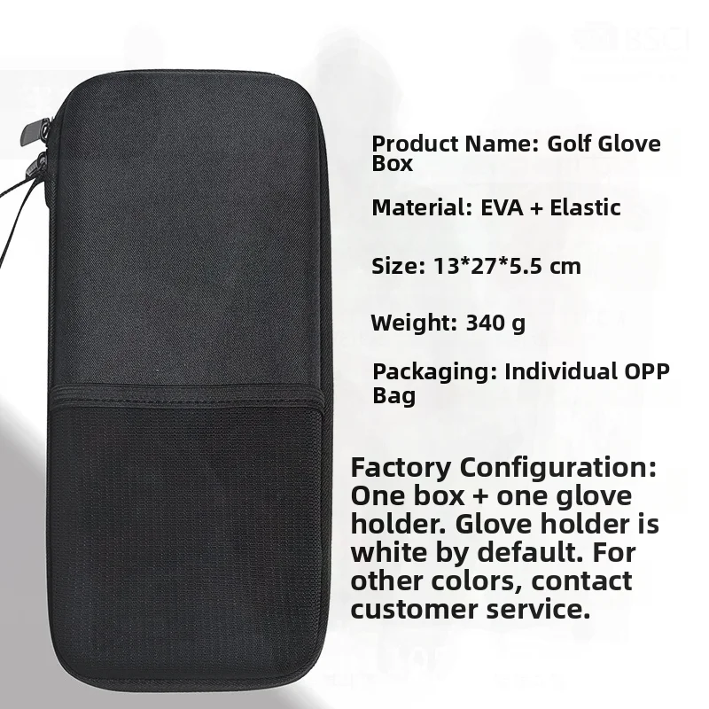 

EVA Golf Glove Stand Protective Cover Portable Storage Bag Waterproof Fitting Box Accessory for Golf Ball Players
