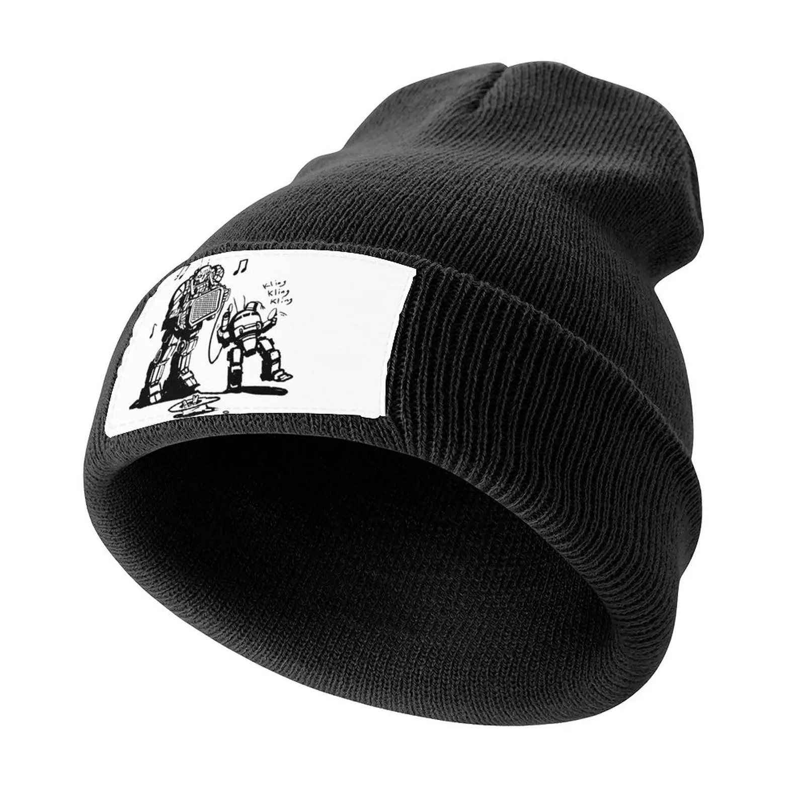 Battletech, The, Dancing, Urbanmech, Canvas, Design, 5067, White Knitted Cap Cosplay Luxury Hat Boy Child Women's