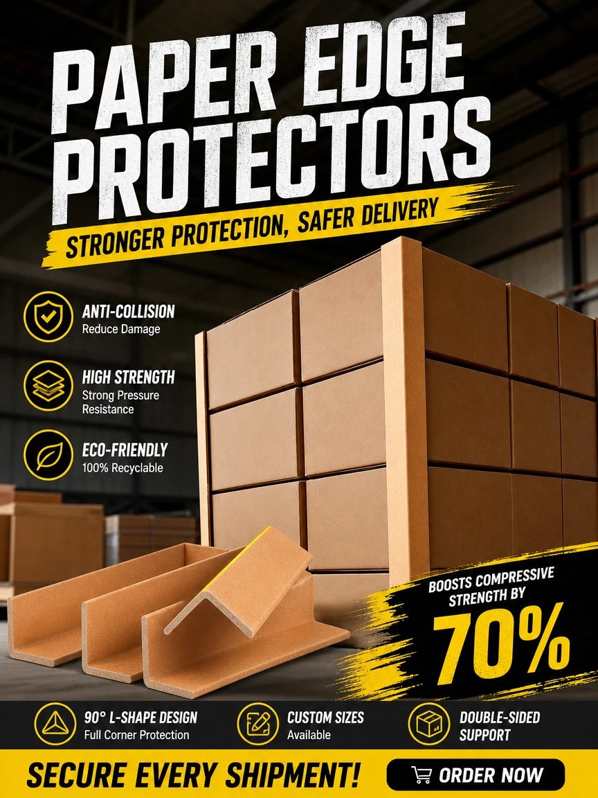 Paper Angle Board Packing Corner Protector for Carton Pallet and Edge Reinforcement