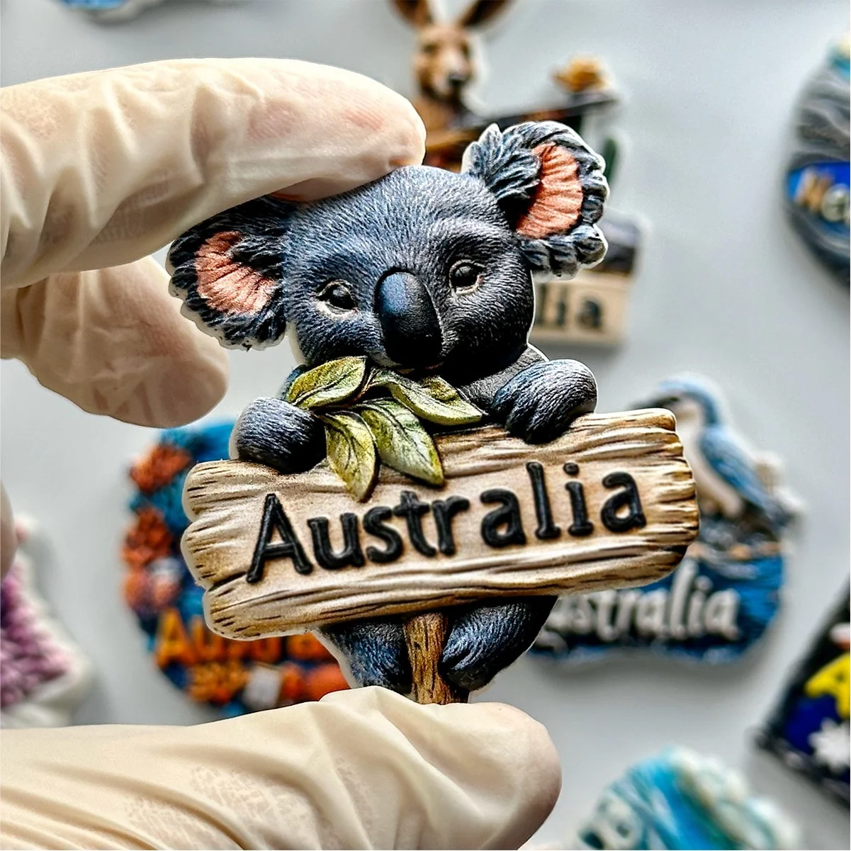 Fridge Magnets Maldives Singap Australia Turkey Home Decor Tourism Commemorative Decoration Resin Magnetic Sticker Souvenir Gift