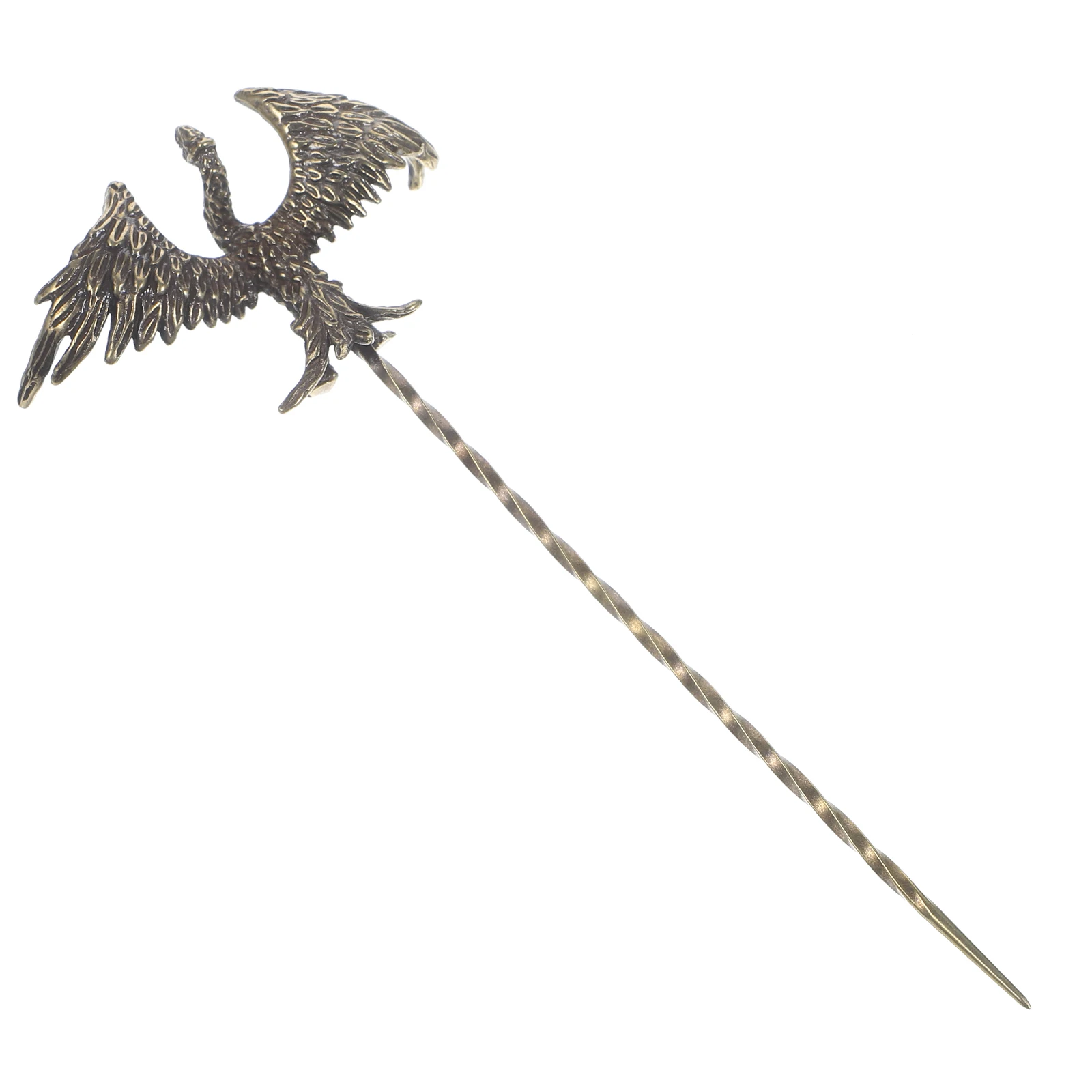 

Phoenix Tea Needle Vintage Brass Teapot Cleaning Tool Retro Hairpin Teaware Accessory Traditional Design Ceremony