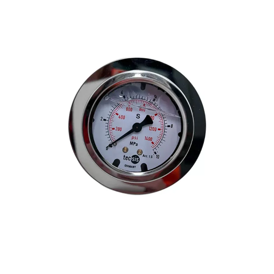 

Injection molding machine tecsis oil pressure gauge P1453 shock resistant pressure gauge 162531.5Mpa axial with edge G1/4