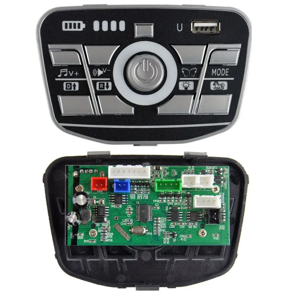 Scheda di controllo riproduzione musicale per auto elettrica per bambini Scheda di controllo riproduzione musicale Controllo centrale Lettore musicale Scheda di controllo principale Telecomando