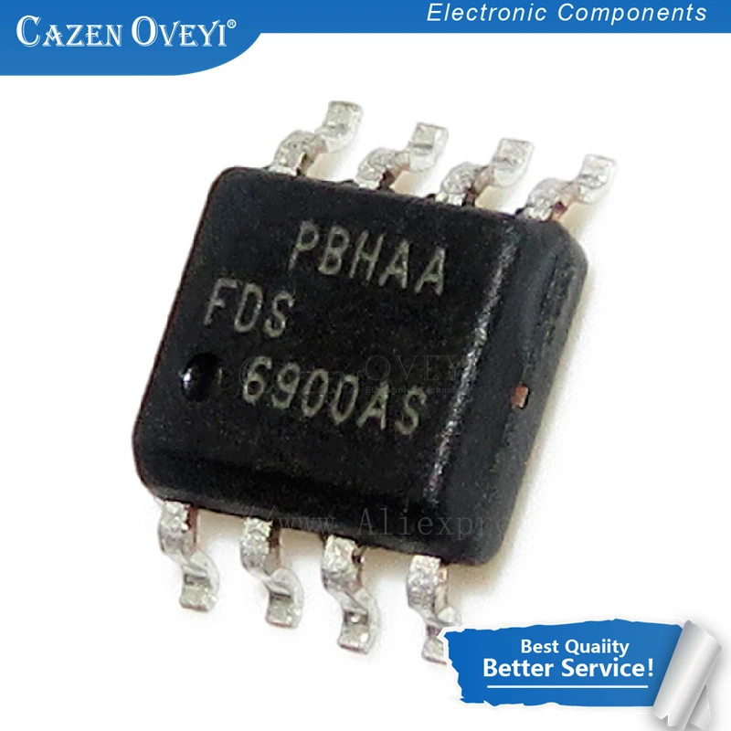 5pcs/lot FDS6900AS FDS6900 6900 SOP-8 In Stock