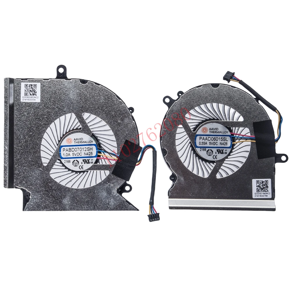 Replacement Laptop CPU+GPU Cooling Fan for MSI GL65 GE65 GP65 WE65 MS-16U7 N425 N426