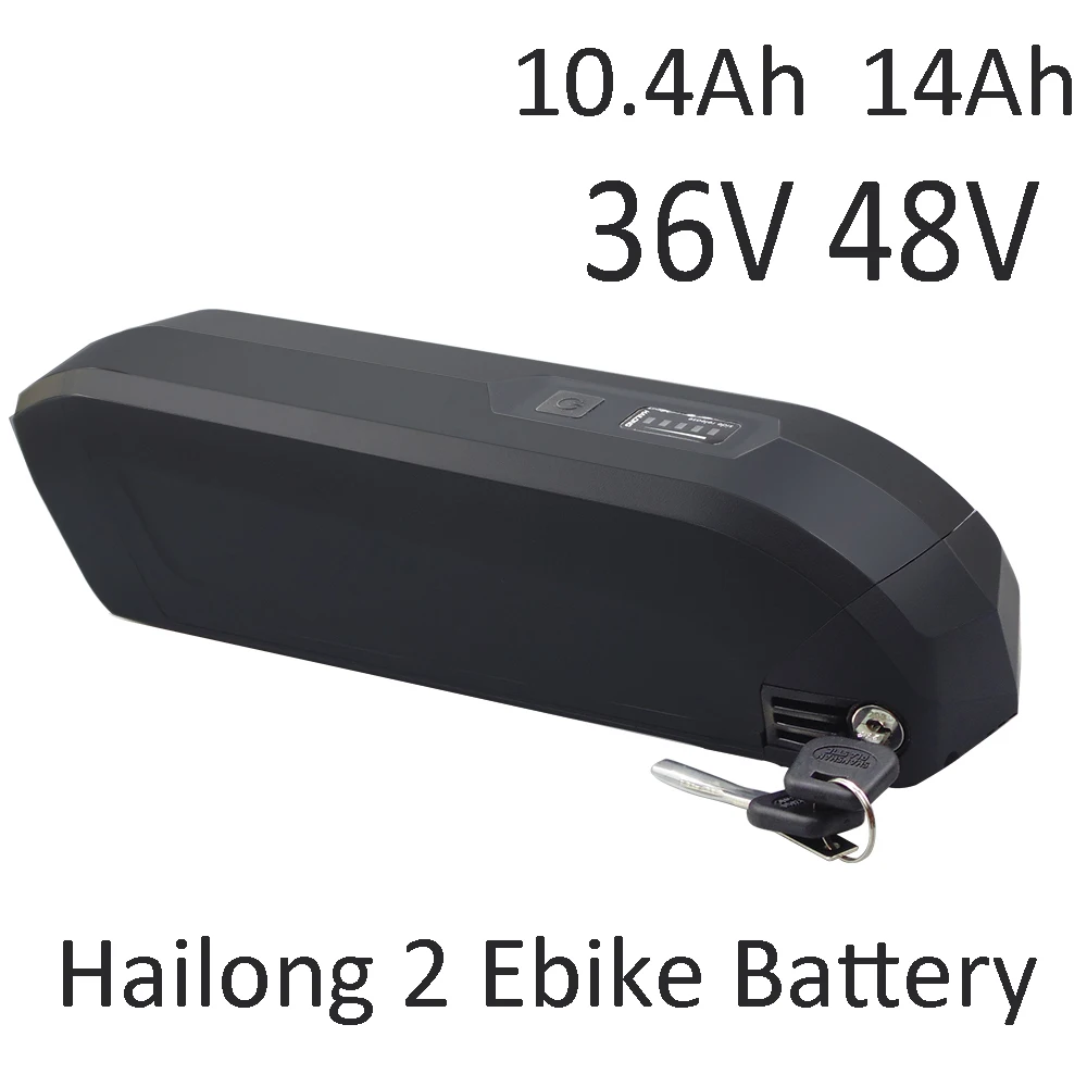 

Hailong 2 36V10.4AH Lithium Battery Power Electric Bicycle Conversion Car Scooter 48V12AH Mountain Shell Lithium Battery