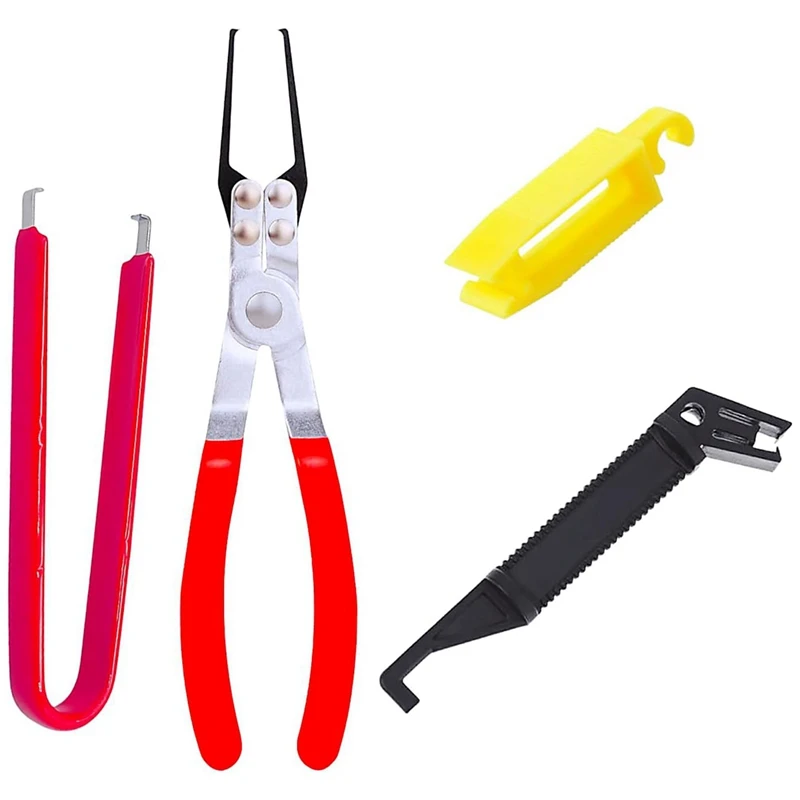 Top Deals Relay Puller Pliers, Fuse Puller Pliers, 4-Pack Automotive Relay Fuse Puller Tool,FMM Fuses Puller Tool,Terminal Remov