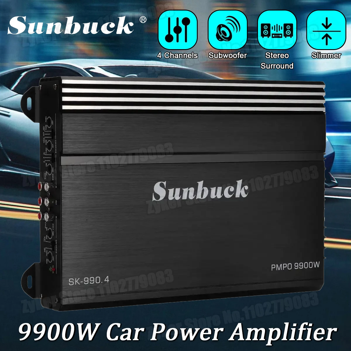 SK-990.4 12V Car Po… - image