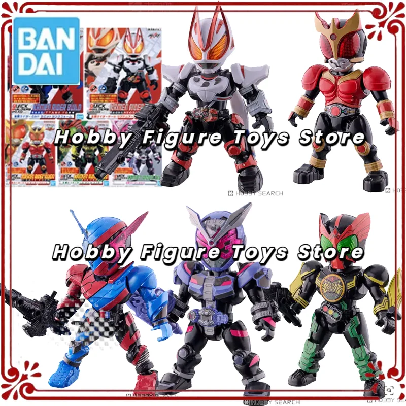 Оригинальный конструктор Bandai Kamen Rider Quick Builders: Формы Rabbittank, Zi-O, OOO, Kuuga — Аниме-фигурки для сборки, модельные наборы, подарки