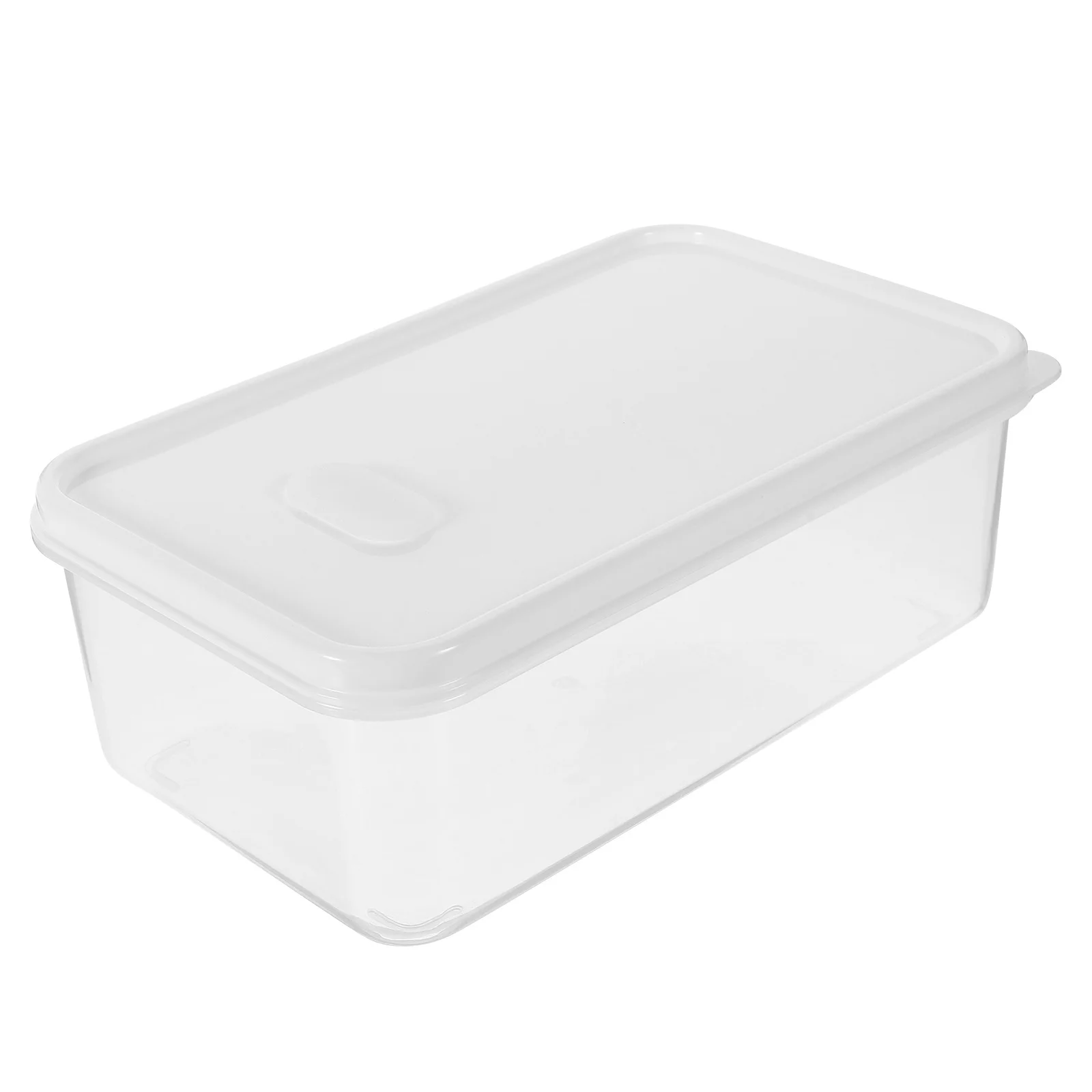 

Bread Storage Box Large Capacity Clear Bread Toast Fresh-Keeping Box Sealed Design Kitchen Fridge Food Container Organizer