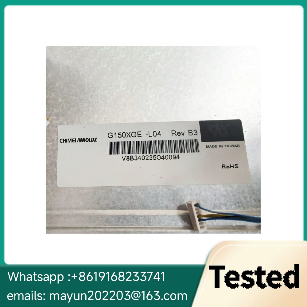 New G150XGE-L04 Rev. C4 15.0-Inch XGA TFT-LCD Screen Module