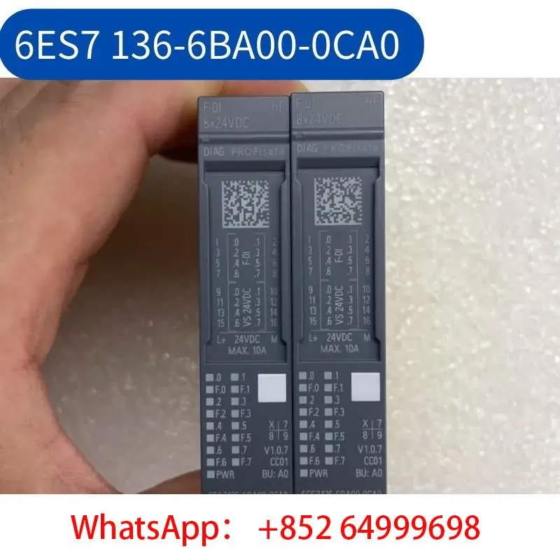 

second-hand 6ES7 136-6BA00-0CA0 tested ok