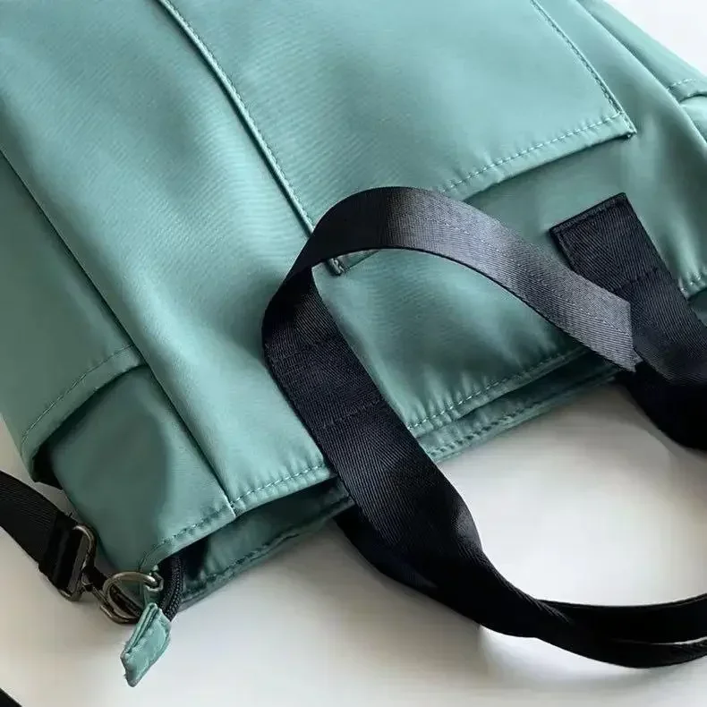 Neue Casual Tote Große Kapazität Schulter Tasche Nylon Wasserdichte Leinwand Handtasche Einfache Mode Messenger Taschen für Schülerin – Detail 18