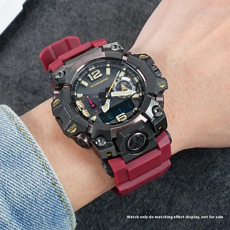 For Casio G-shock Series GWG-B1000 Sports Resin Silicone Watch Strap Mudmaster 3rd Generation gwg-b1000 Watchband Waterproof