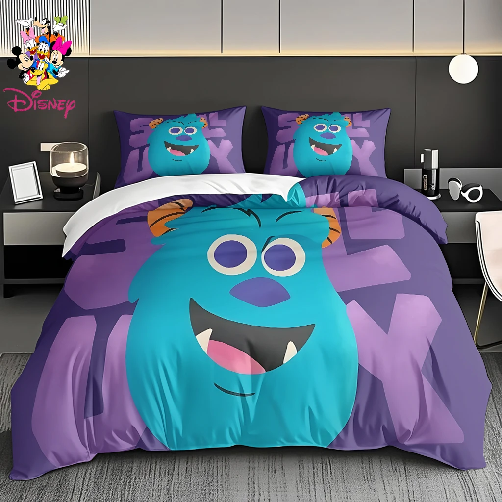 طقم غطاء لحاف ديزني سولي آند ستيتش ميكي 2/3 قطعة بدون حشو مناسب لغرف النوم العائلية وغرف الضيوف