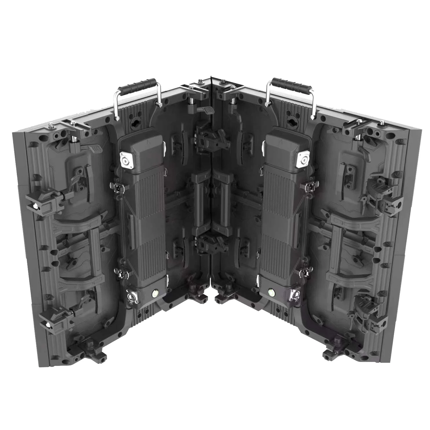 LED SignageP2.976 Indoor Exhibition Trade Show Fair Stage Rental Curved  Screen Display Right Angle Corner Hanging Video Wall