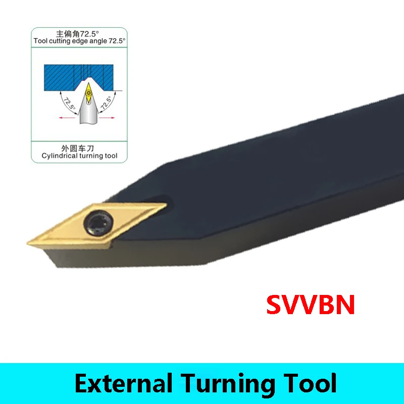 LIHAOPING SVVBN External Turning Tool SVVBN1010H11 SVVBN2020K11 SVVBN1616H16 SVVBN2020K16 CNC Lathe Cutter Machine VBMT Inserts