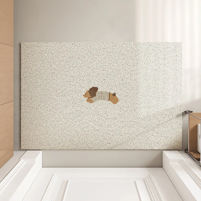 

Simplity Door Entrance Rugs Doormat Non-slip PVC Floor Mat INS Style Entry Porch Hallway Entryway Home Decor Dust Removal Carpet
