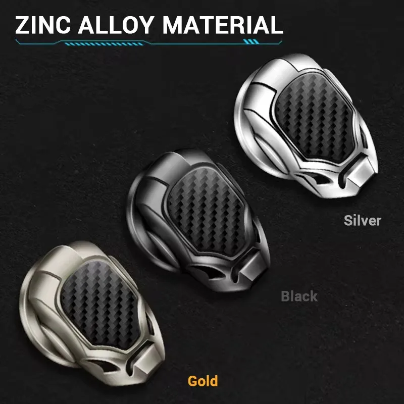 

One-Key Start Button Protection Cover Wear-resistant Flip-Top Design Zinc Alloy Car Engine Start Stop Decorative Button Cover