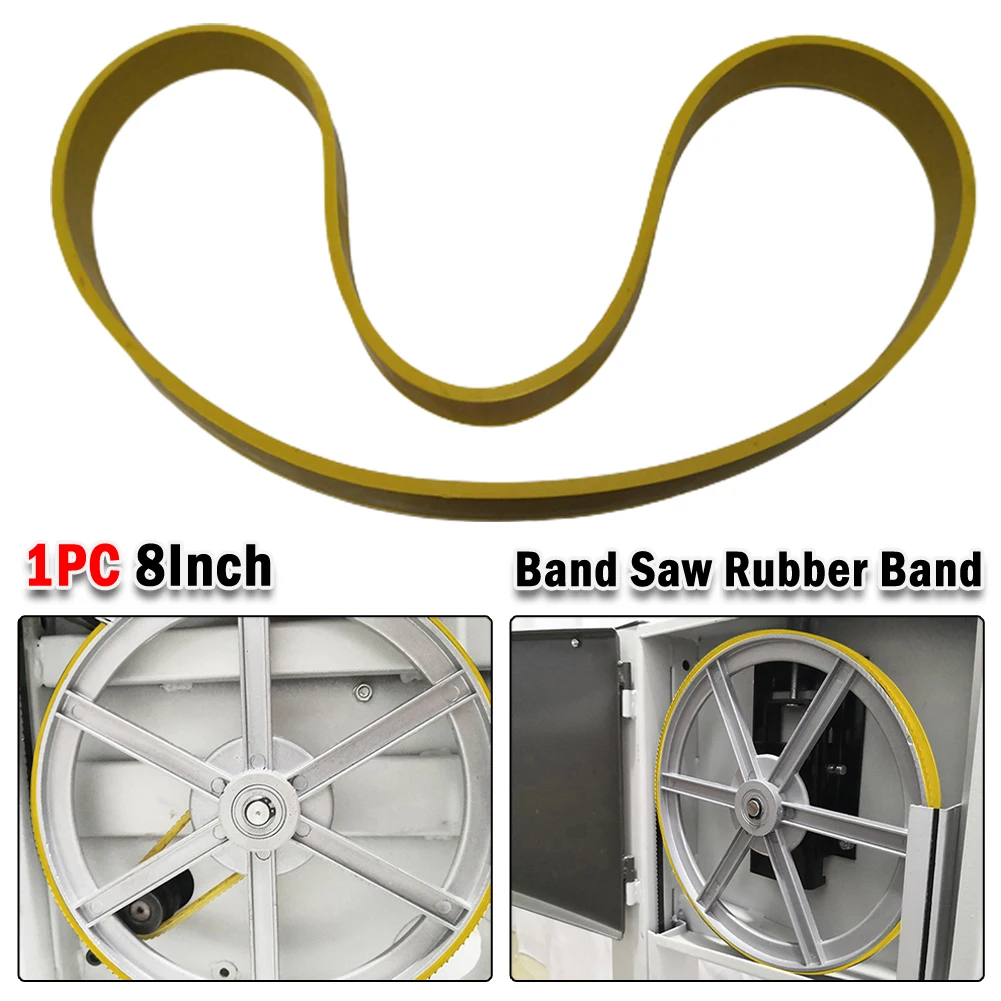 High Quality WoodWorking Band Saw Band Saw Rubber Band Rubber Band High Quality Wheel Yellow Anti Noise Rubber