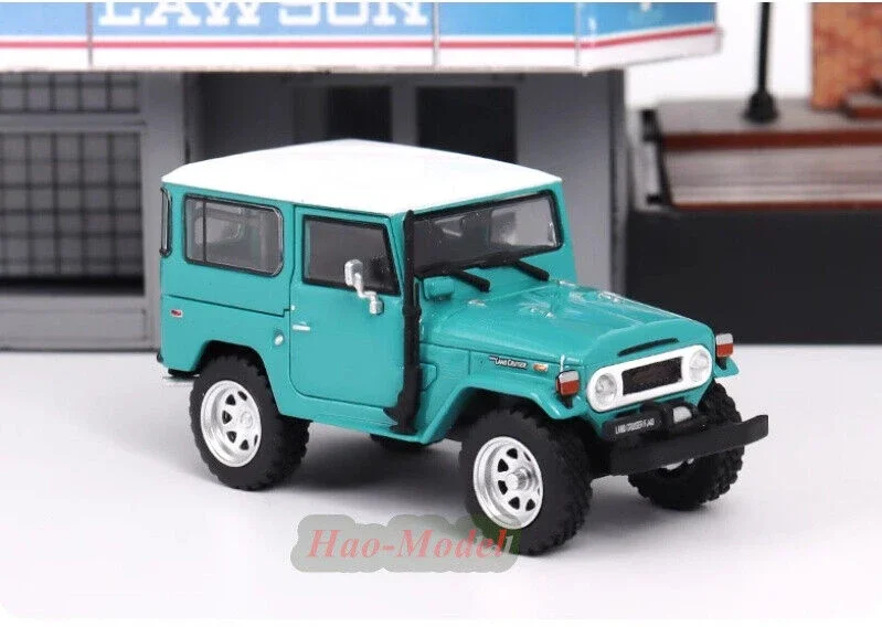 1:64 For Toyota FJ40 TM Jeep Alloy Metal Diecast Car Model Kids Toys Boys Birthday Gifts Hobby Display Collection Simulation