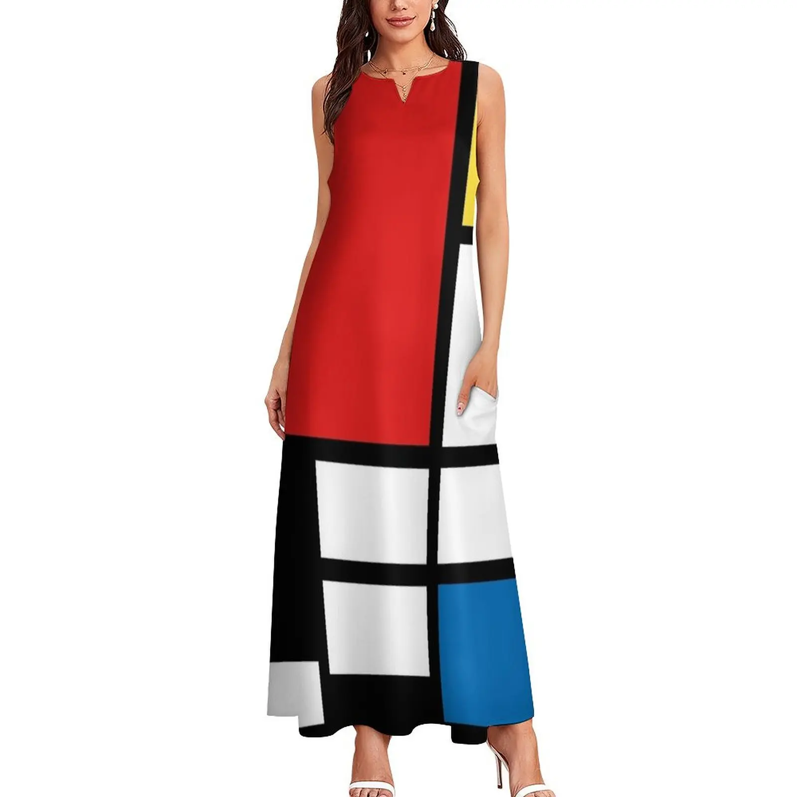 My Mondrian Long Dress dress for women summer women