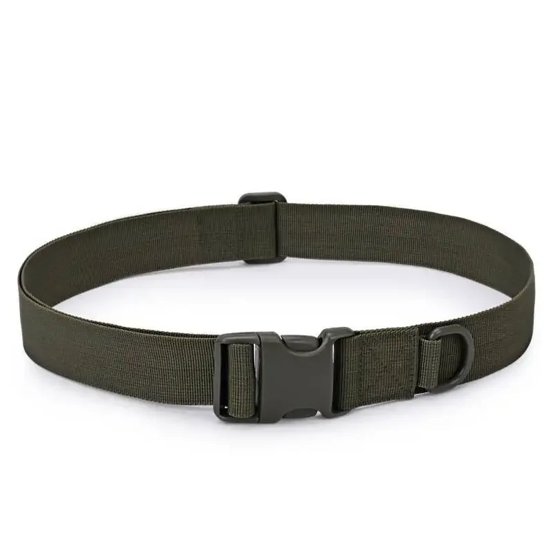 Army Style Combat Belts Quick Release Tactical Belt Fashion Black Men Canvas Military Waistband Outdoor Hunting Cycling 125cm