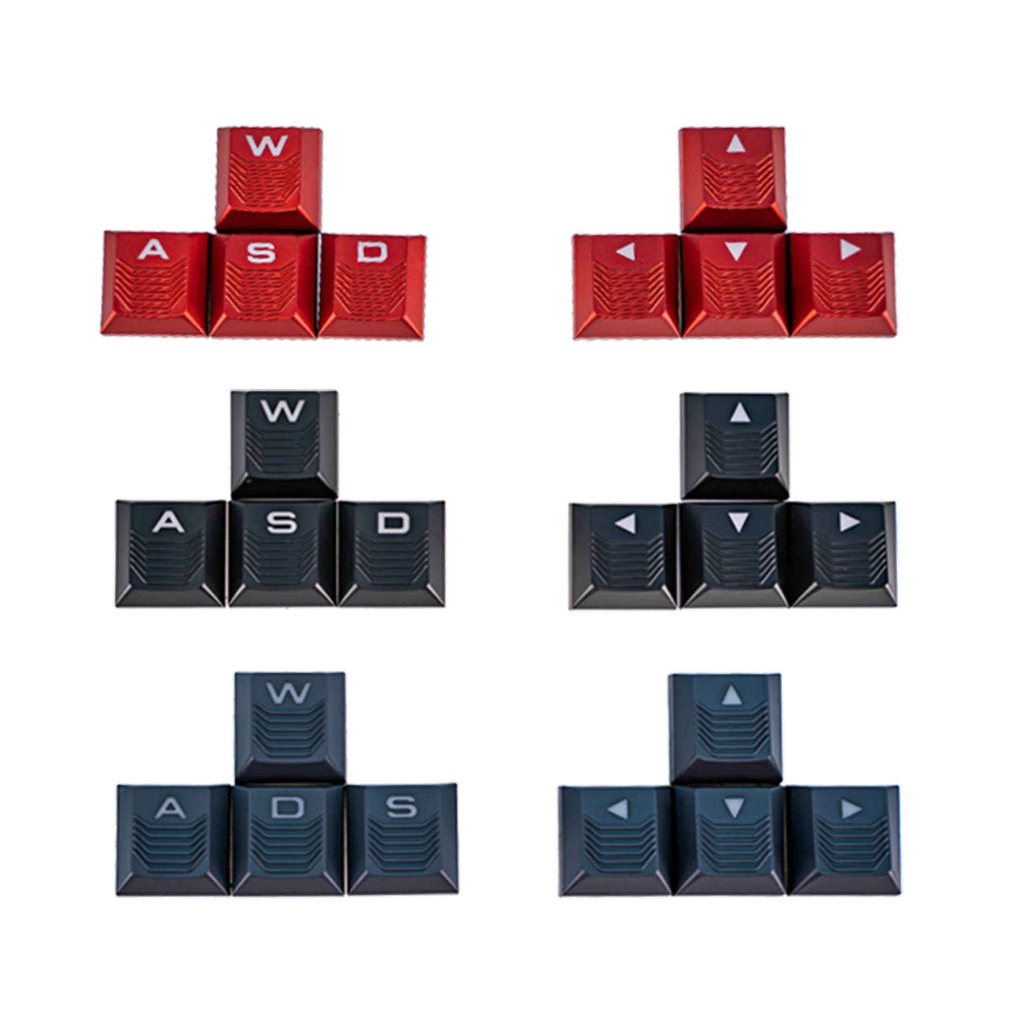 

Texture Tactility Backlit WASD Keycaps+Arrow Keys,Replacement for Cherry MX 1.0/2.0S/3.0S/5.0/6.0/8.0/9.0 Mechanical Keyboards