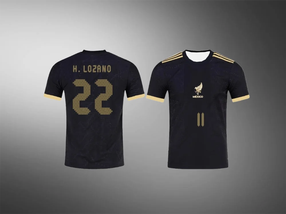 Kaus Sepak Bola Piala Emas 2025 Meksiko Pria Pakaian Olah Raga Seragam Sepak Bola Latihan Ukuran S-6XL Kaus Jersey Uniseks Sejuk Musim Panas Baru