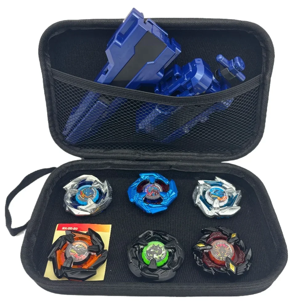 Takara Tomy Generation Alloy Gyro New X Battle Player Set – 6 Alloy Tops  Set with Launchers Storage Bag