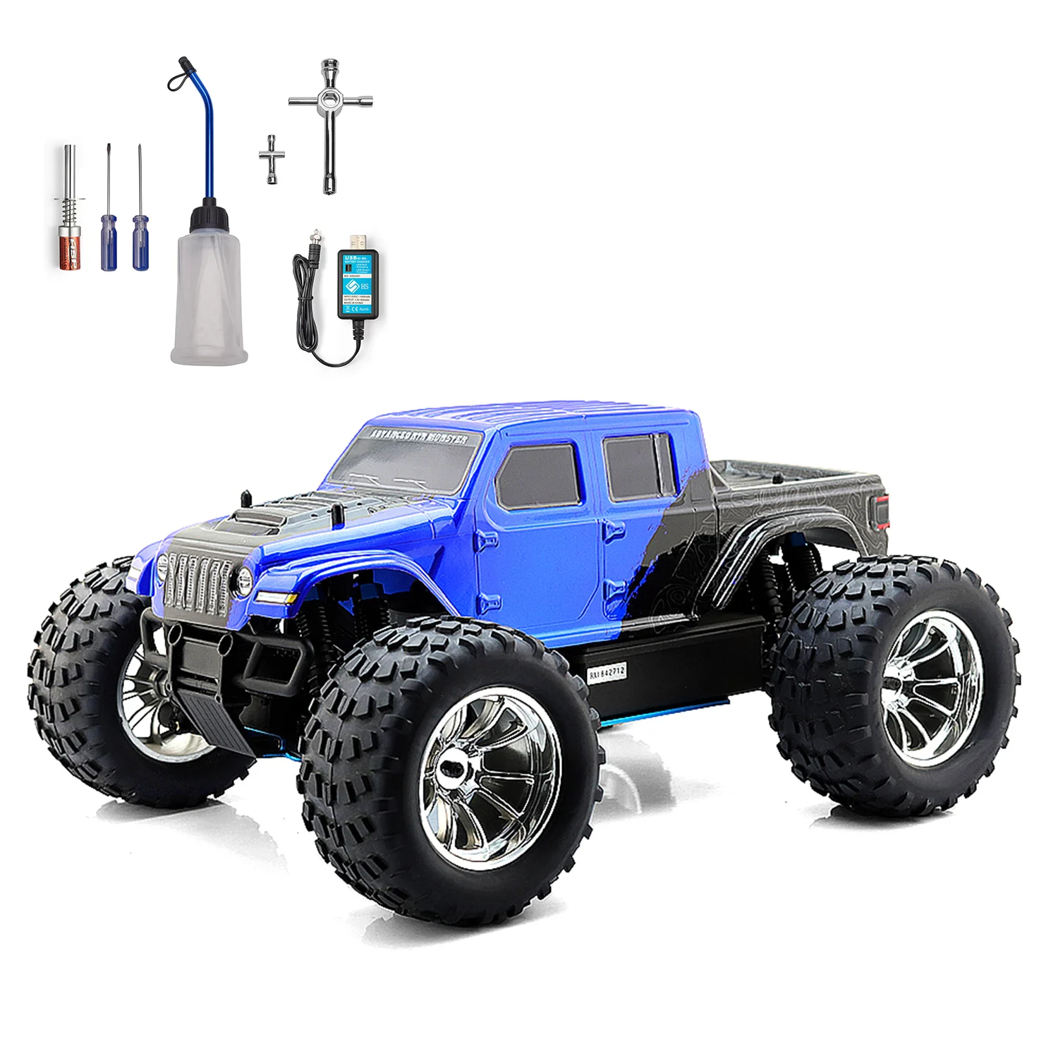 

HSP RC Moster Truck 1:10 Scale Nitro Power Hobby Car Two Speed Off Road 94108 4wd High Speed Remote Control Car