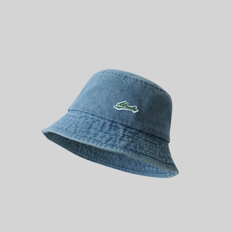 

Jeans Panama Hat Men Blue Denim Fisherman's Hats Women's Solid Color Bucket Hat Causal Basin Hat Four Season Hats Female