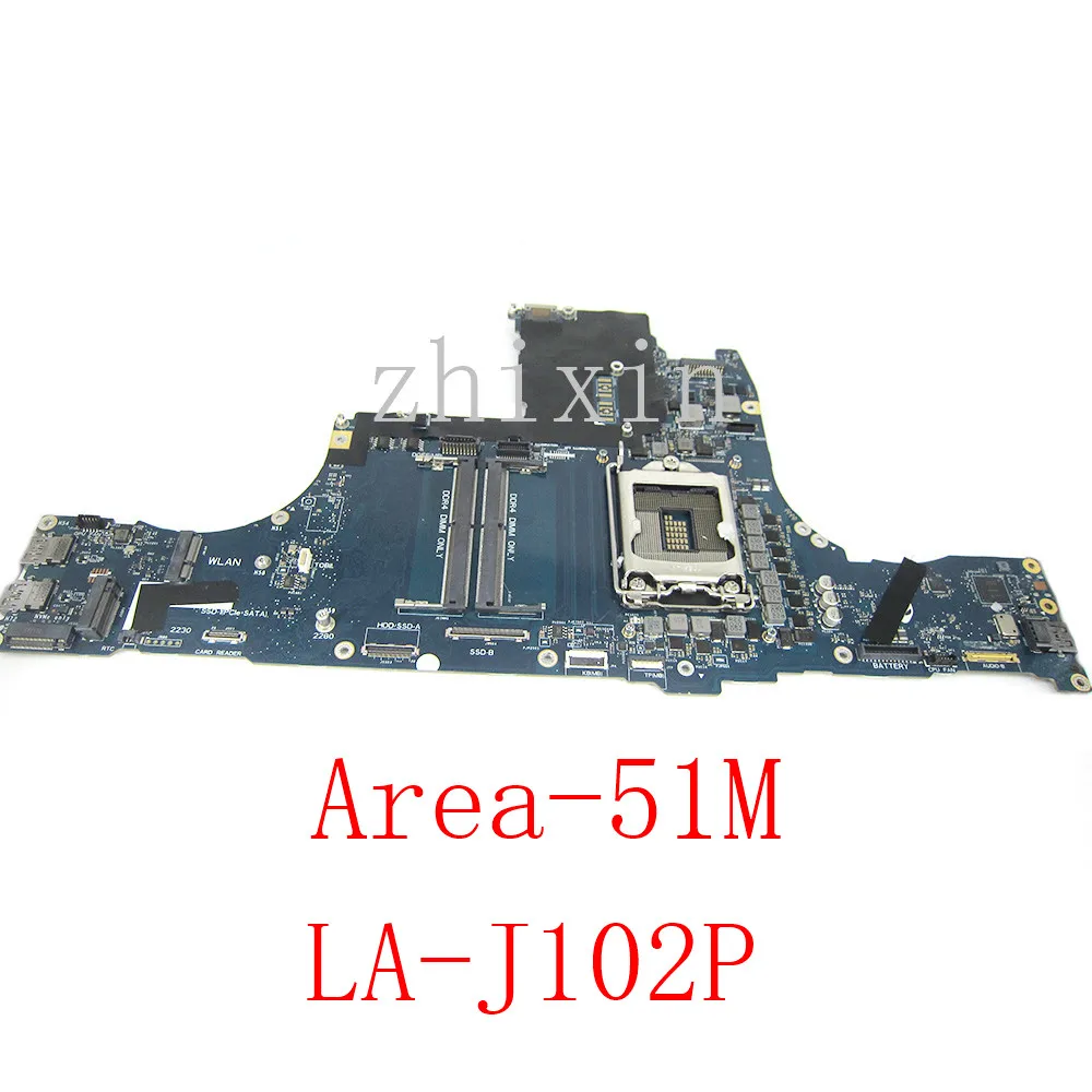 

For dell Alienware Area-51m Laptop Motherboard FDQ70 LA-J102P CN-027K68 027K68 27K68 Mainboard