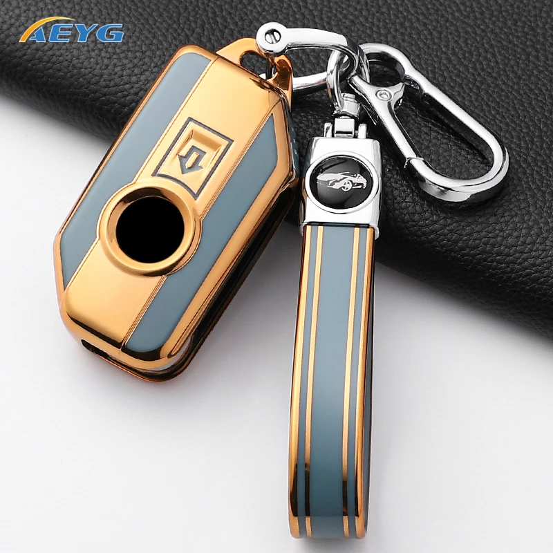 2 Buttons Soft TPU Car Key Case Cover Holder Fob Keychain For BMW Motorcycle F750GS F850GS K1600GT R1200GS LC ADV R1250GS ADV