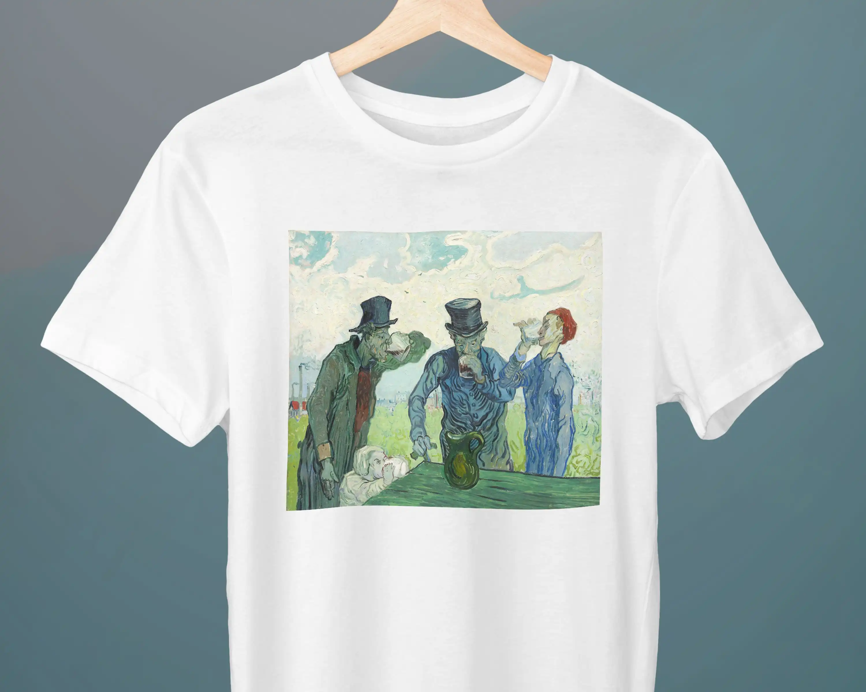 The Drinkers Vincent Van Gogh Painting Unisex T-shirt Art