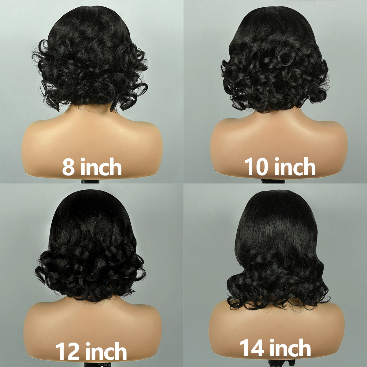Miss Rola Body Wave 4X4 BOB Wigs Lace Closure Human Hair Wigs Remy 4x4 Lace Closure BOB Wigs For Woman Pre Plucked 8-14 Inch