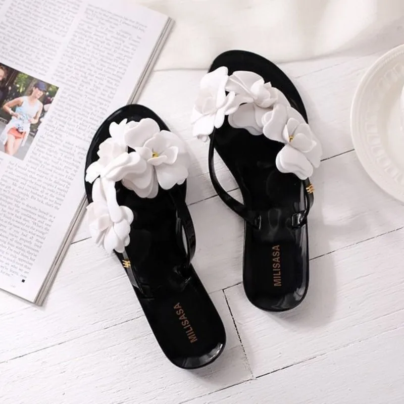 SUMMER STYLE 2022 Summer Slippers New Flip Flops Women Sandals Female Drag Sandals jelly Sandals Slippers Beach Flip-flop Women