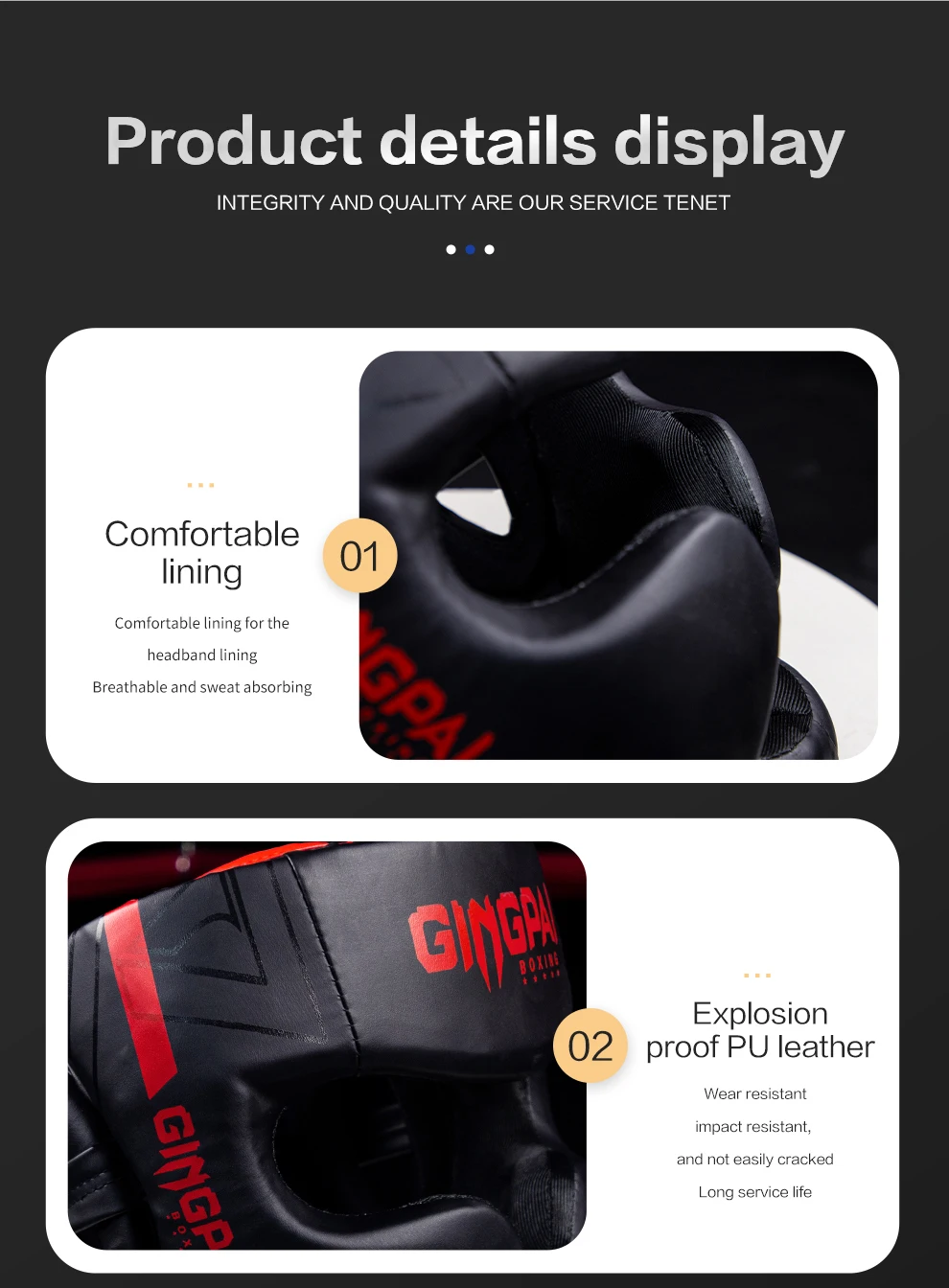 Kickboxhelm Karate Muay Thai Guantes De Boxeo Free Fight Kopfbedeckung MMA Kopfschutz Sanda Training Erwachsene Kinder Ausrüstung – Detail 9