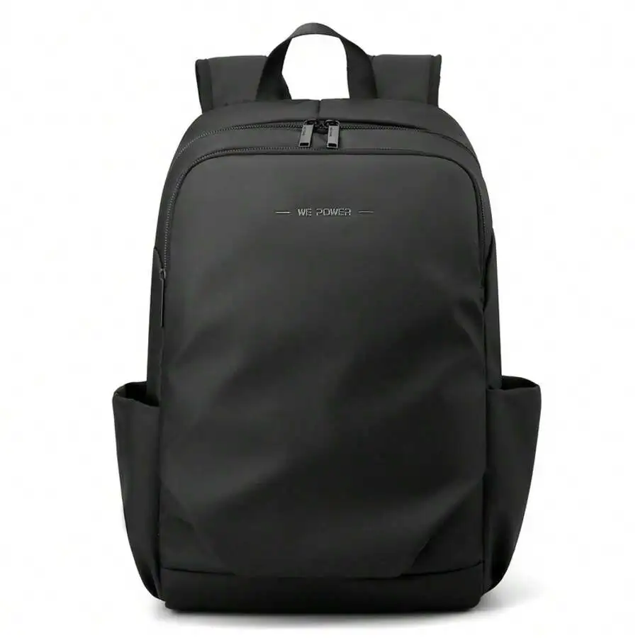 Large Capacity Computer Backpack For Travel Outdoor Business Commuting Multi Pocket Solid Color