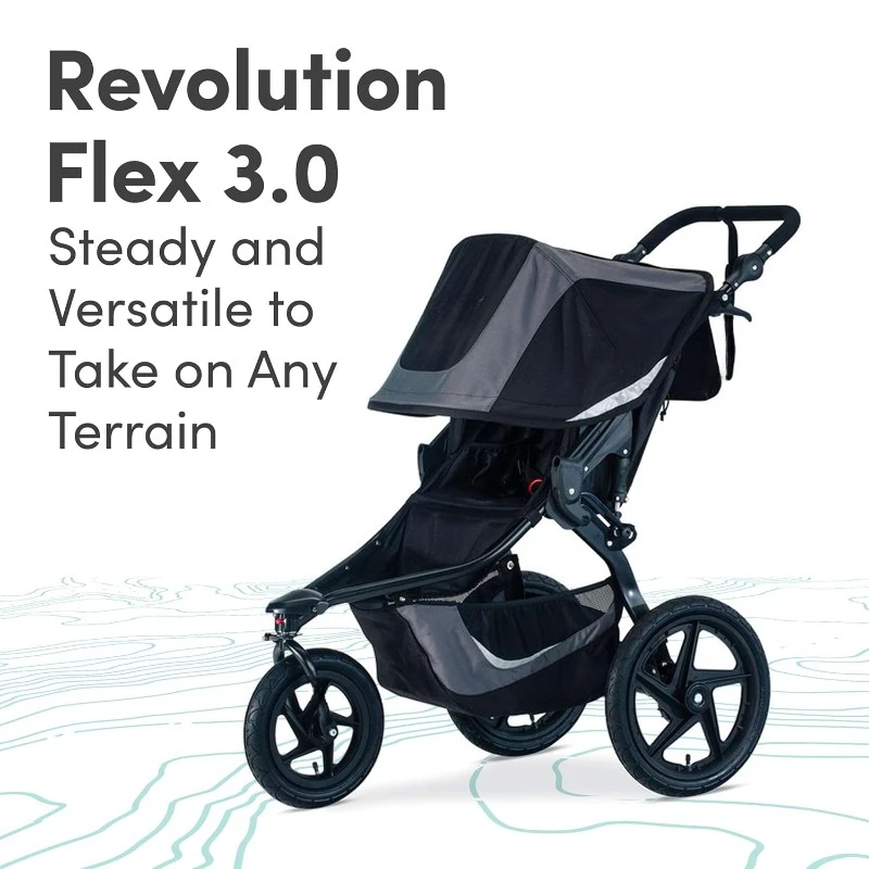 Flex 3.0 Jogging Stroller, Graphite Black