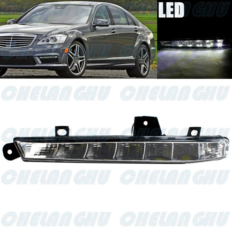 

For Benz W221 S350 S450 S500 S63 S65 AMG 2007 2008 2009 2010 2011 2012 2013 Left Side Front Bumper LED DRL Daytime Running Light