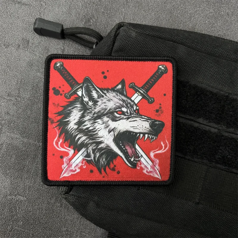 Parche táctico con estampado animal y gancho-bucle para mochila - imagen 2